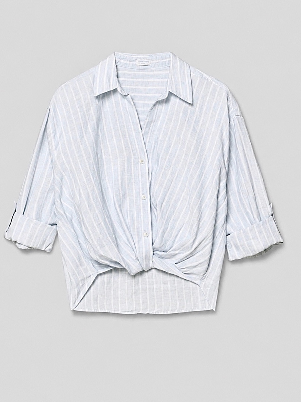 Aritzia Little Moon Portofino Linen Faux Tuck Shirt XXS NWT
